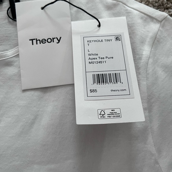 Theory Apex Tee NWT L - Picture 2 of 5
